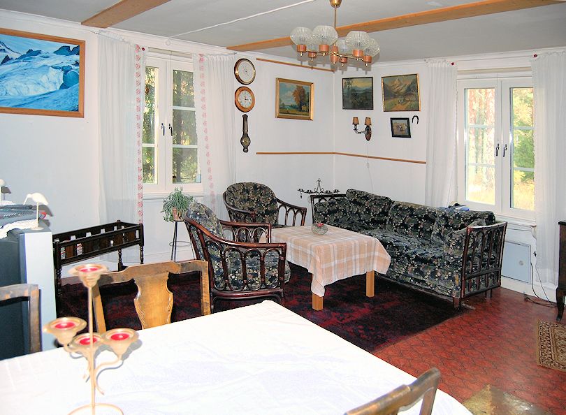 Alles ist da....und wenn Ihnen die Einrichtung nicht gefällt, tauschen Sie sie einfach aus Galeriebild Hinein ins Paradies "Stjärnemo". Småland erleben in einem herrlich abgeschiedenen Winkel am Rande der Wildnis!