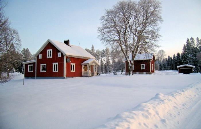 Schweden Immobilien - Lilla Hyltan - Netter schwedischer Resthof auf dem Lande in Alleinlage