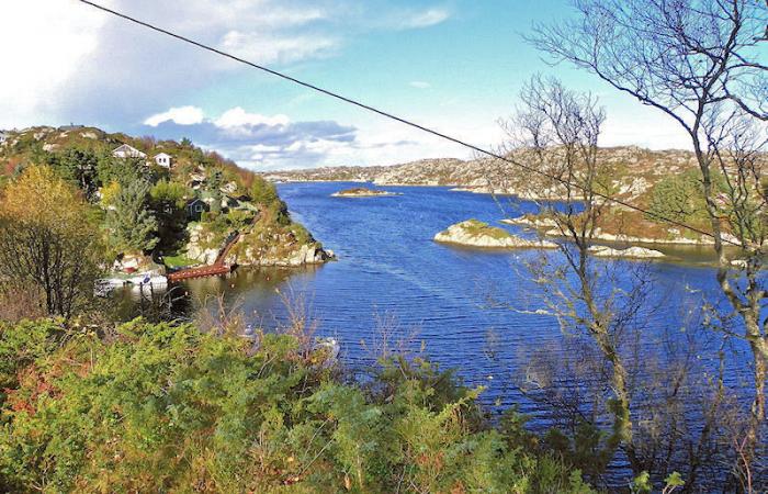 Schweden Immobilien - Norwegen: Tolles Blockhaus in toller Lage an der Küste Südnorwegens - Haugesund nahe Bergen