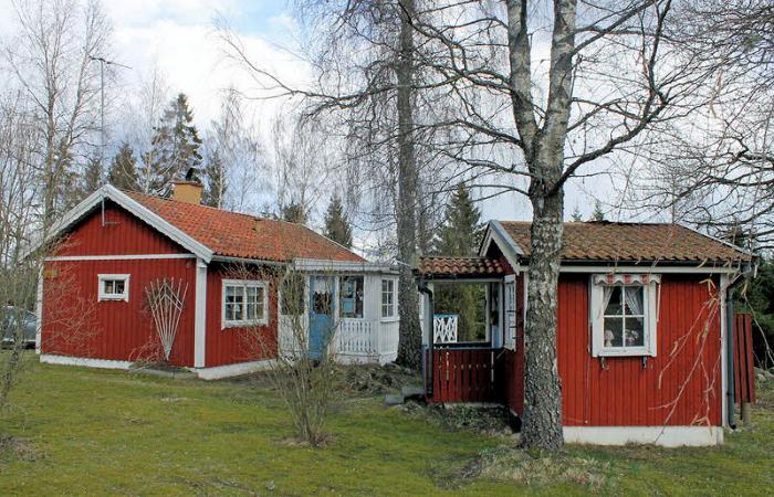 Schweden Immobilien - Ferienhäuschen Solgärdet. Ihr persönliches Wohlfühlprogramm  nahe See Fegen