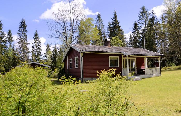 Schweden Immobilien - Öxabäck - gemütliches Ferienhaus für die ganze Familie nahe der Westküste / Mark kommun / Västergötland