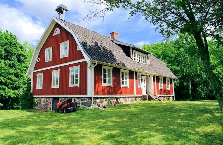 Schweden Immobilien - Beeindruckendes  Herrenhaus nahe der schwedischen Ostseeküste bei "Svängsta"