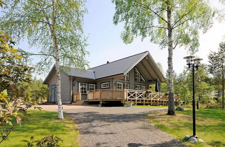 Schweden Immobilien - Vålösund - Neugebautes Thermoblockhaus in einer kleinen Gemeinschaft nur einen Steinwurf vom Vålösund / Vänern!